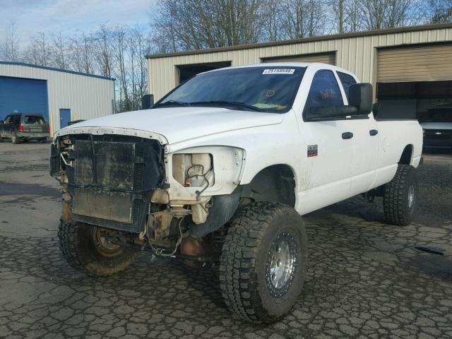 1D7KS28A67J596432 - 2007 DODGE RAM 2500 S WHITE photo 2