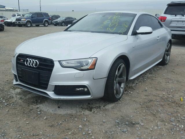 WAUCGAFR7EA052230 - 2014 AUDI S5 PREMIUM SILVER photo 2