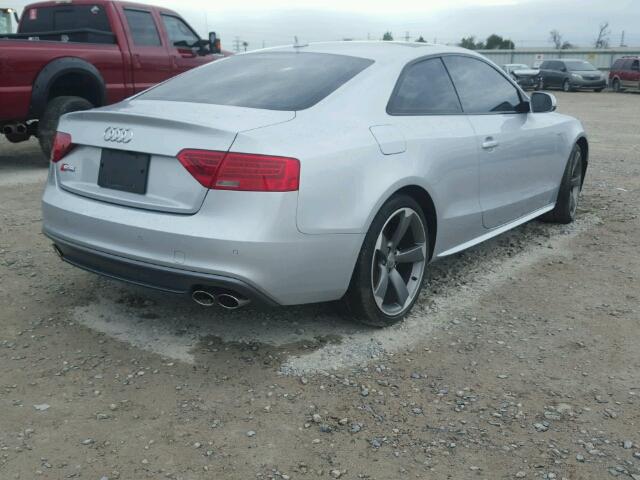 WAUCGAFR7EA052230 - 2014 AUDI S5 PREMIUM SILVER photo 4