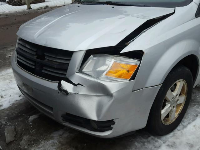 1D8HN54P38B166362 - 2008 DODGE GRAND CARA SILVER photo 9