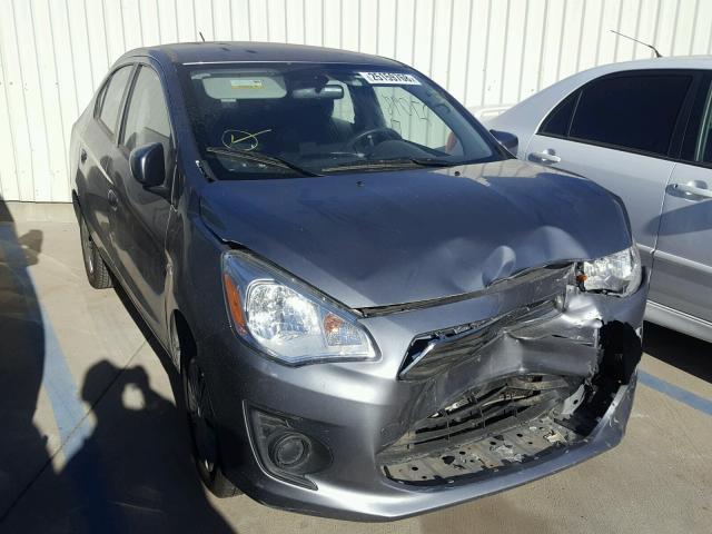 ML32F3FJ1HHF09669 - 2017 MITSUBISHI MIRAGE G4 GRAY photo 1