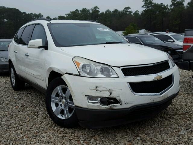 1GNKRGED2BJ281919 - 2011 CHEVROLET TRAVERSE L WHITE photo 1