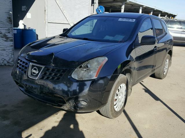 JN8AS58VX9W445484 - 2009 NISSAN ROGUE S BLACK photo 2