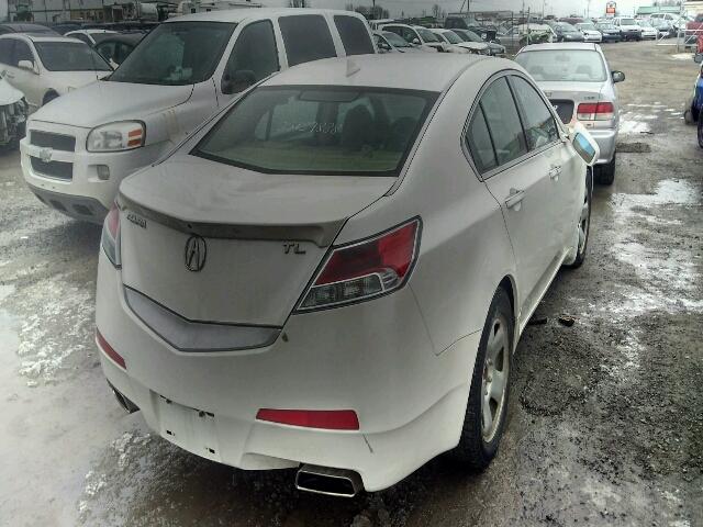 19UUA86539A801398 - 2009 ACURA TL WHITE photo 4