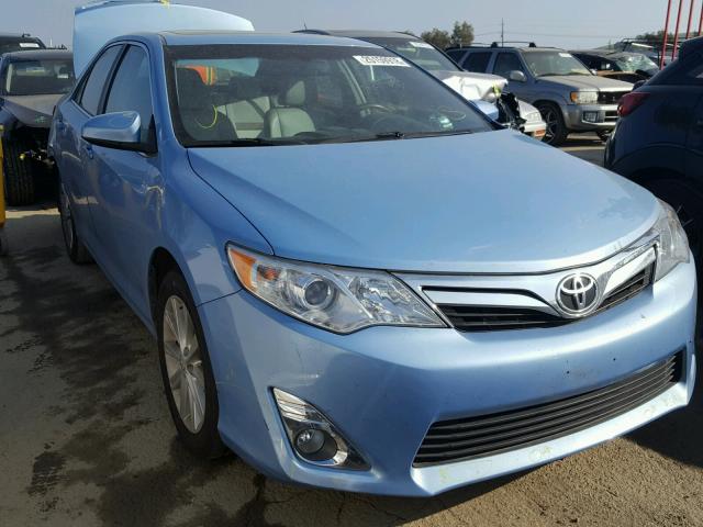 4T1BK1FK4CU516291 - 2012 TOYOTA CAMRY SE BLUE photo 1