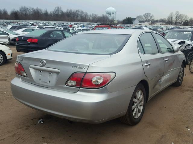 JTHBF30G020033913 - 2002 LEXUS ES 300 GRAY photo 4