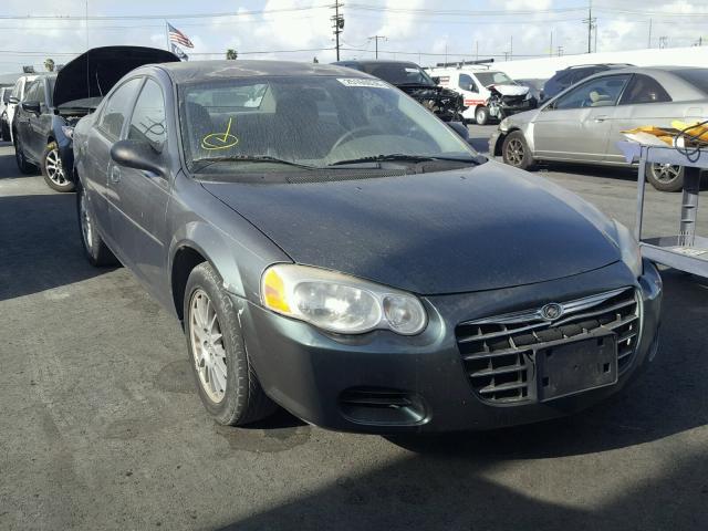 1C3EL46X94N282287 - 2004 CHRYSLER SEBRING LX GRAY photo 1