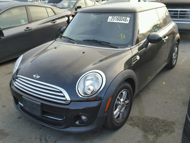 WMWSU3C52CT367942 - 2012 MINI COOPER BLACK photo 2