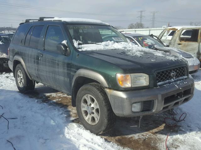 JN8AR07S3YW428059 - 2000 NISSAN PATHFINDER GREEN photo 1