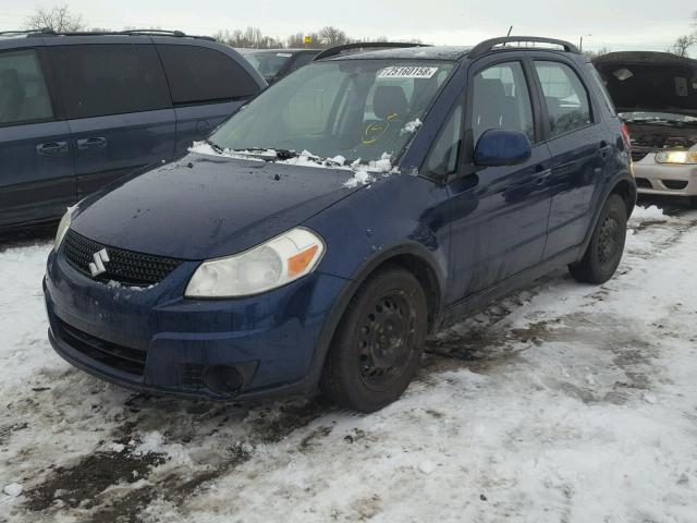 JS2YA5A39A6301246 - 2010 SUZUKI SX4 BASE BLUE photo 2