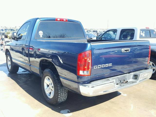 1D7HA16K73J505164 - 2003 DODGE RAM 1500 S BLUE photo 3