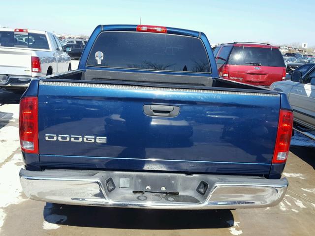 1D7HA16K73J505164 - 2003 DODGE RAM 1500 S BLUE photo 6