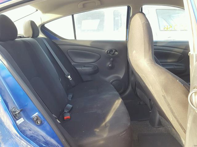 3N1CN7AP6FL817524 - 2015 NISSAN VERSA BLUE photo 6