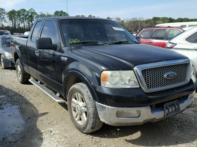 1FTPX12564NA83693 - 2004 FORD F150 BLACK photo 1