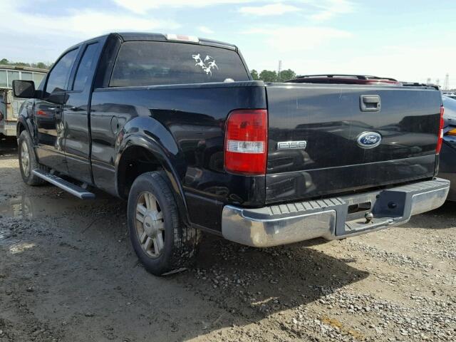 1FTPX12564NA83693 - 2004 FORD F150 BLACK photo 3