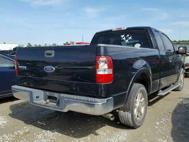 1FTPX12564NA83693 - 2004 FORD F150 BLACK photo 4