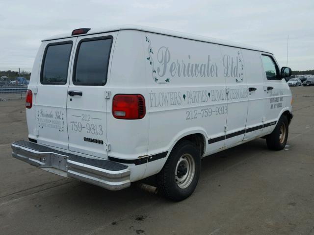 2B7HB11Y8YK161441 - 2000 DODGE RAM VAN B1 WHITE photo 4