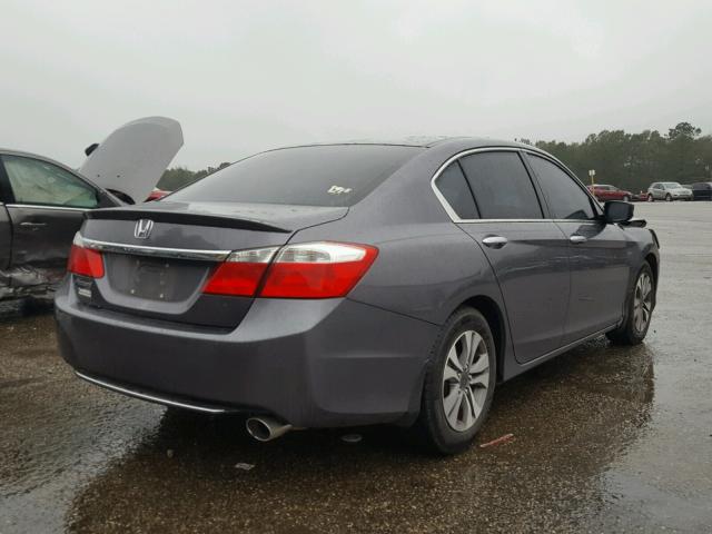 1HGCR2F34EA072922 - 2014 HONDA ACCORD LX GRAY photo 4