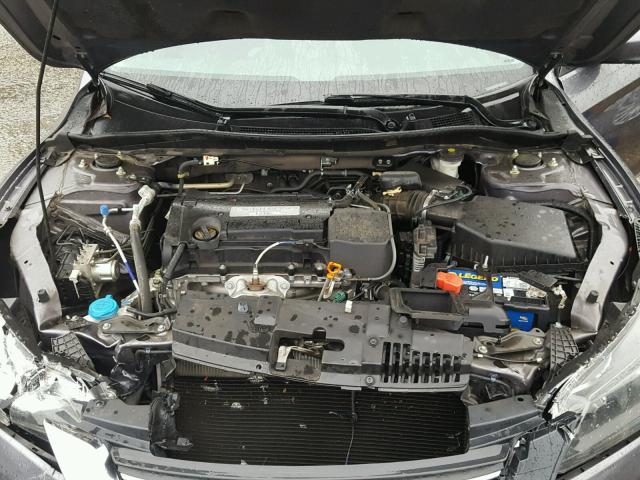 1HGCR2F34EA072922 - 2014 HONDA ACCORD LX GRAY photo 7