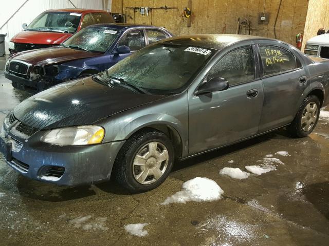 1B3EL36X54N143622 - 2004 DODGE STRATUS SE GREEN photo 2