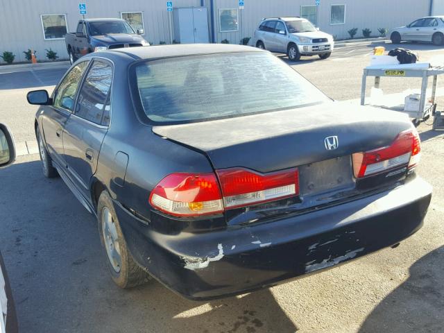 1HGCG16511A079788 - 2001 HONDA ACCORD EX BLACK photo 3