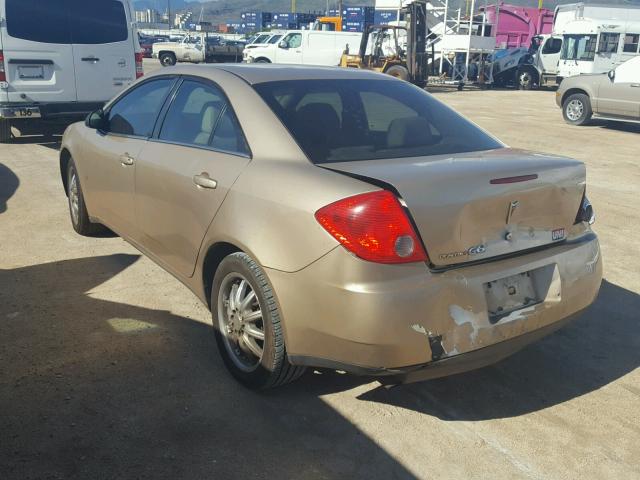 1G2ZF57BX84167842 - 2008 PONTIAC G6 VALUE L TAN photo 3