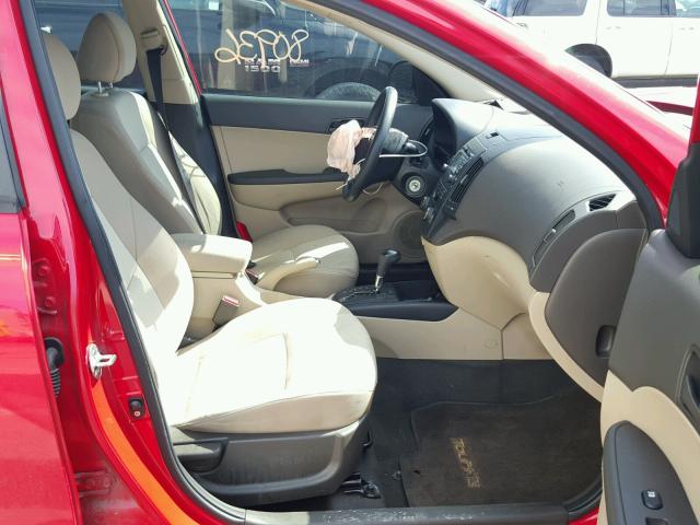 KMHDB8AE4BU120234 - 2011 HYUNDAI ELANTRA TO RED photo 5