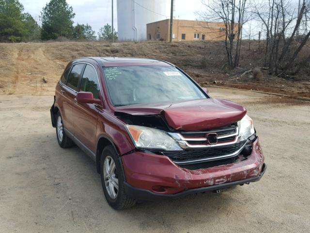 5J6RE3H71AL027925 - 2010 HONDA CR-V EXL RED photo 1