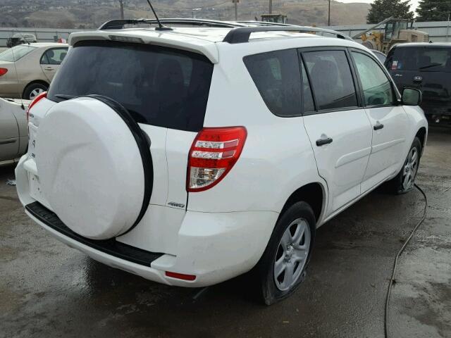 2T3BK4DV3BW058800 - 2011 TOYOTA RAV4 WHITE photo 4