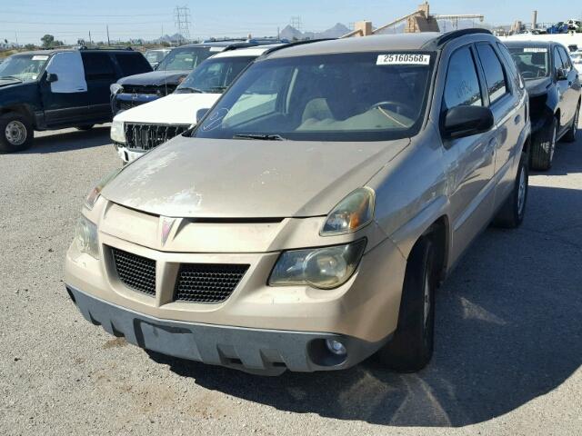 3G7DB03E65S513450 - 2005 PONTIAC AZTEK GOLD photo 2