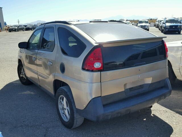 3G7DB03E65S513450 - 2005 PONTIAC AZTEK GOLD photo 3