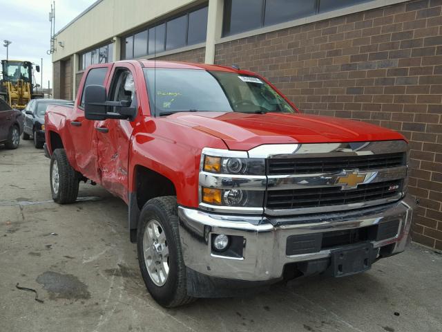 1GC2KVEG9FZ127100 - 2015 CHEVROLET SILVERADO RED photo 1