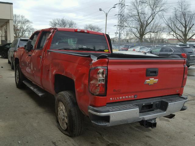 1GC2KVEG9FZ127100 - 2015 CHEVROLET SILVERADO RED photo 3