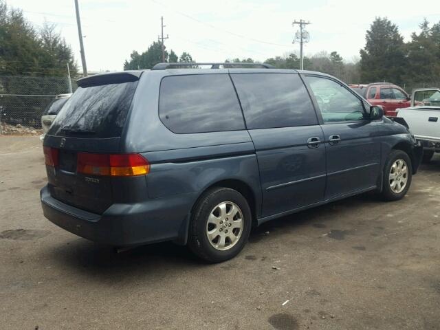 5FNRL18063B152749 - 2003 HONDA ODYSSEY EX GRAY photo 4