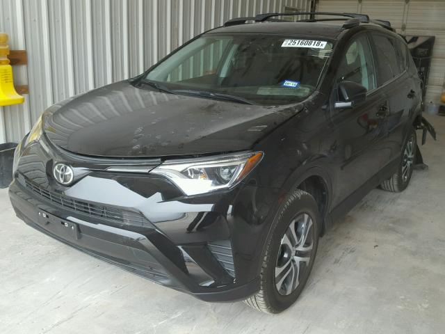 2T3ZFREV6HW353963 - 2017 TOYOTA RAV4 LE BLACK photo 2