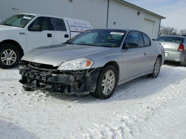 2G1WK15K579150411 - 2007 CHEVROLET MONTE CARL SILVER photo 2