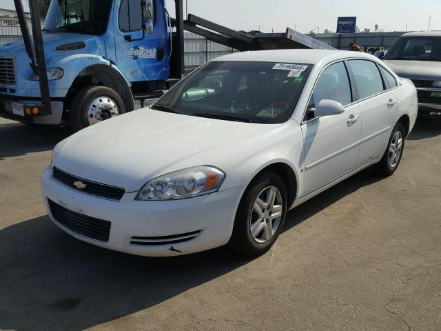 2G1WB55K369407281 - 2006 CHEVROLET IMPALA LS WHITE photo 2