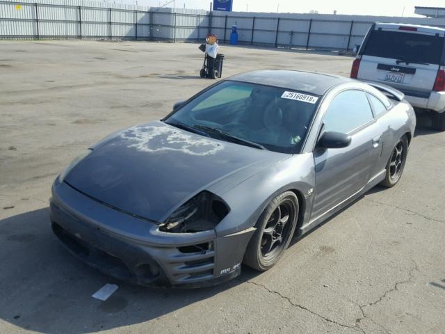 4A3AC74H73E092040 - 2003 MITSUBISHI ECLIPSE GT GRAY photo 2