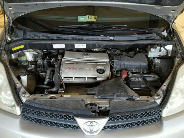 5TDZA23C45S267880 - 2005 TOYOTA SIENNA CE SILVER photo 7