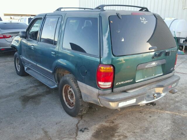 1FMZU63E6YZA79988 - 2000 FORD EXPLORER X GREEN photo 3