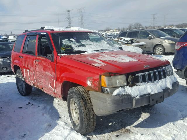 1J4GZ48S6WC262298 - 1998 JEEP GRAND CHER RED photo 1