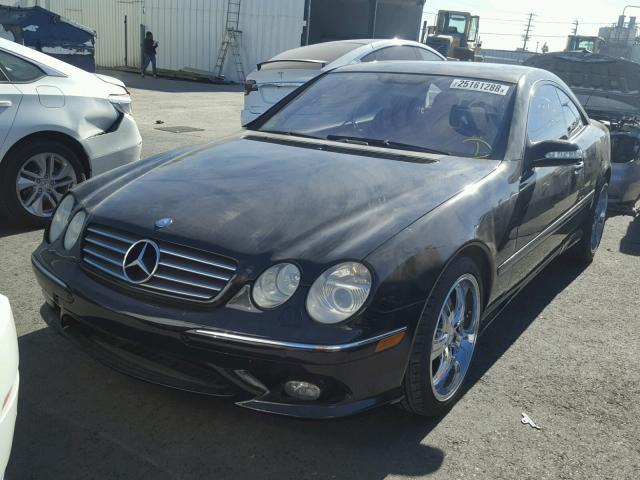 WDBPJ75J44A043356 - 2004 MERCEDES-BENZ CL 500 BLACK photo 2