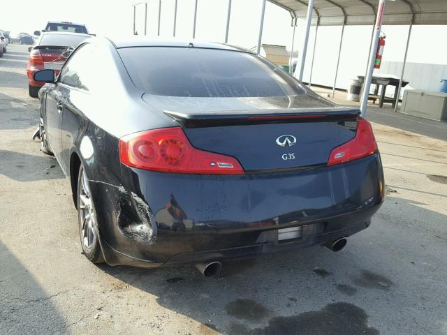 JNKCV54E07M900948 - 2007 INFINITI G35 BLACK photo 3