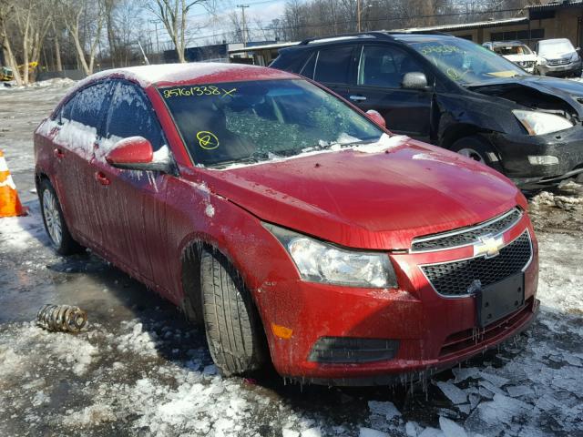 1G1PK5S99B7304397 - 2011 CHEVROLET CRUZE ECO RED photo 1