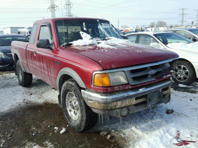 1FTCR15X0VPA22271 - 1997 FORD RANGER SUP RED photo 1