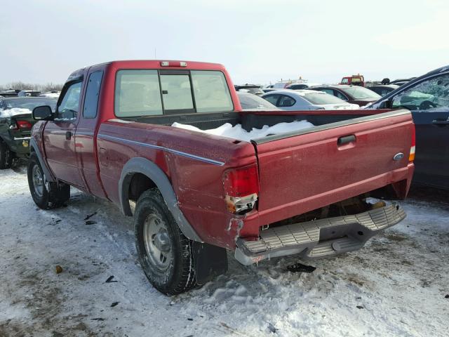 1FTCR15X0VPA22271 - 1997 FORD RANGER SUP RED photo 3