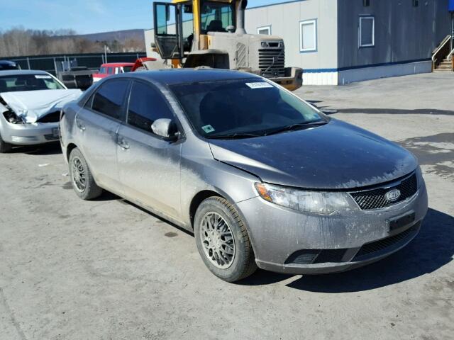 KNAFU4A25A5192524 - 2010 KIA FORTE EX GRAY photo 1