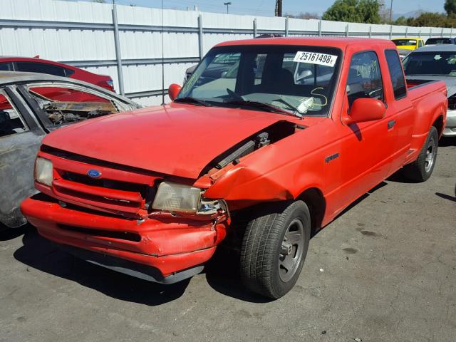 1FTCR14X5RPB32241 - 1994 FORD RANGER SUP RED photo 2