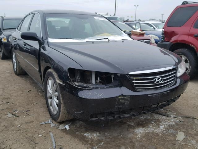 KMHFC46F46A120631 - 2006 HYUNDAI AZERA SE BLACK photo 1