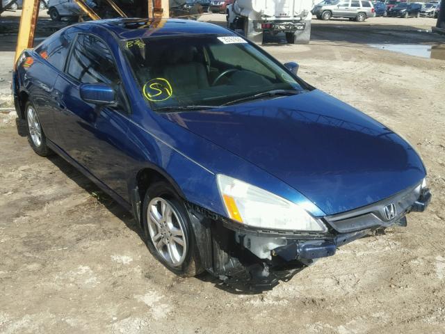 1HGCM72616A014134 - 2006 HONDA ACCORD EX BLUE photo 1